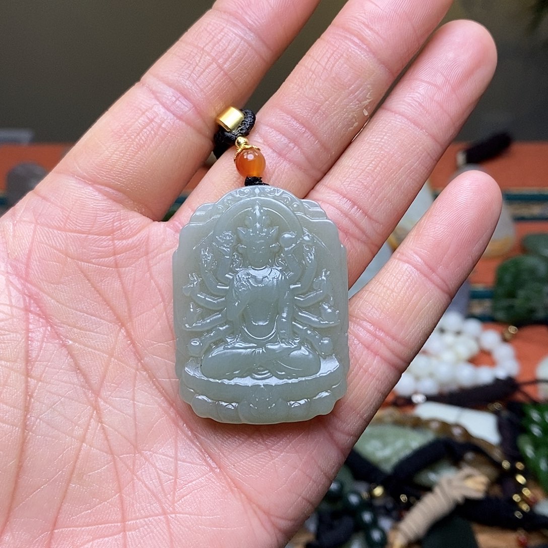 和田玉珠宝半成品未镶嵌