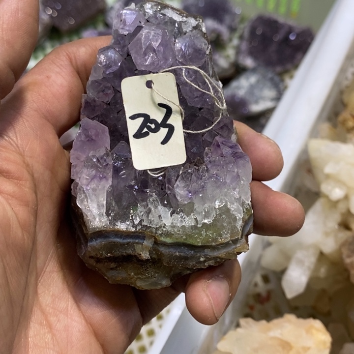 水晶水晶原石摆件未镶嵌兆*