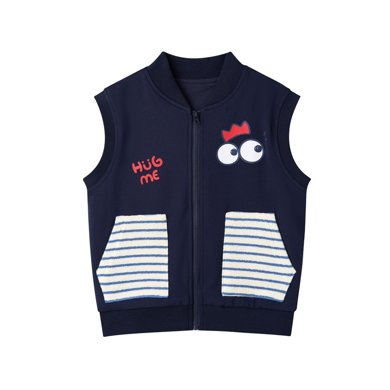 阿路和如男童女童马甲背心新款儿童潮帅气时髦上衣外搭