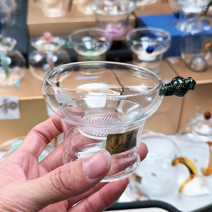 禾器黑金奉珠茶漏激光