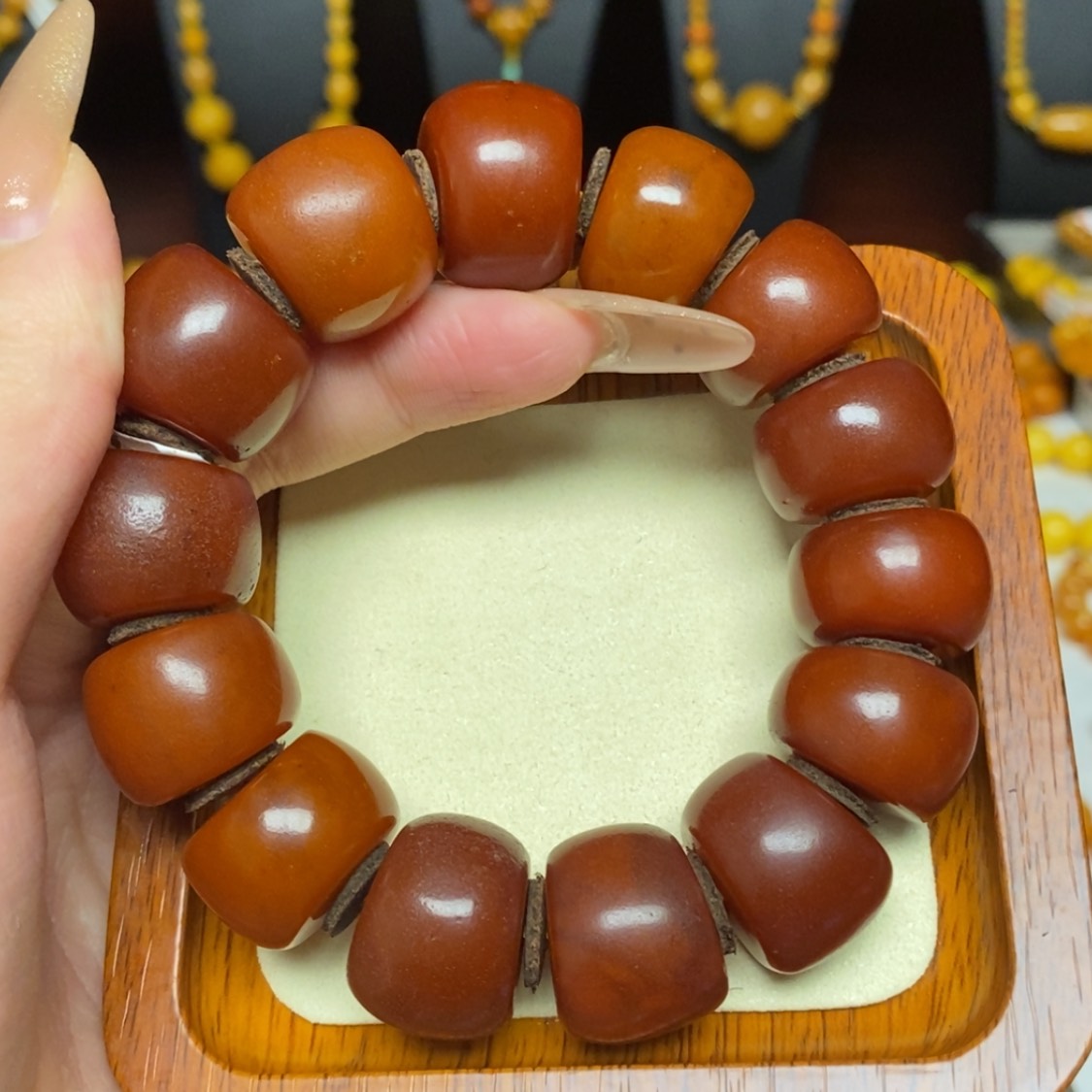 【闪购商品】蜜蜡手链未镶嵌手串