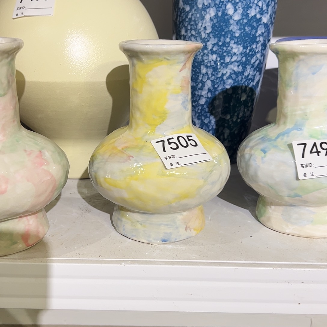 瓶7505高20口6陶瓷花瓶无孔
