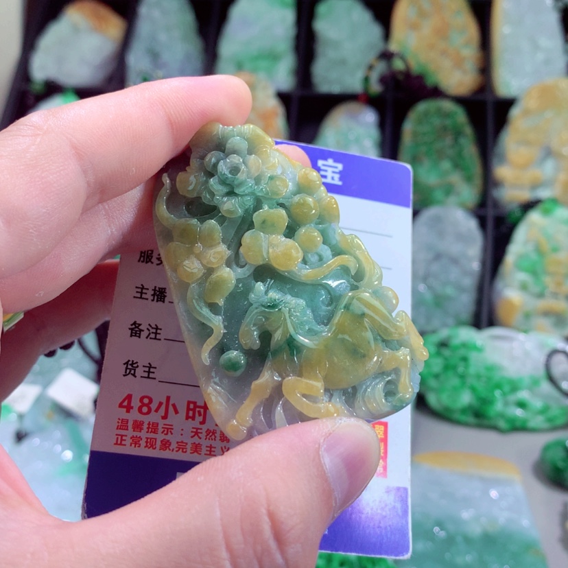 【闪购商品】翡翠颈饰未镶嵌挂件