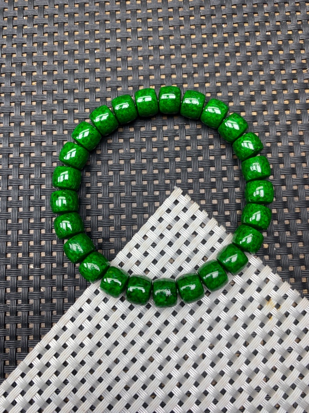 绿色10mm直切手串255