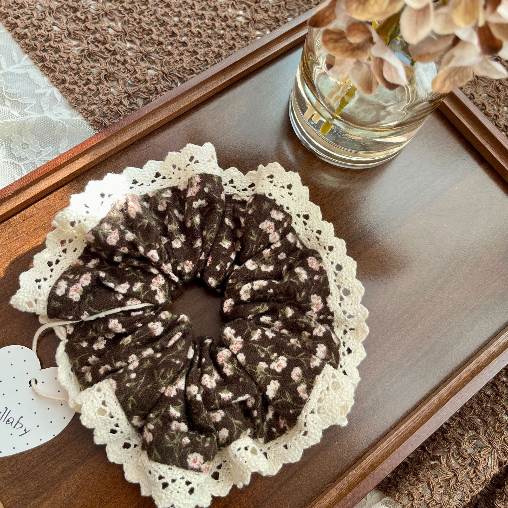 手作发圈ins简约可爱大肠发圈（补cha链接）