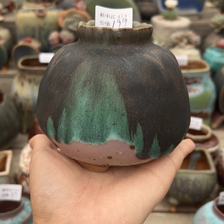 粗砂花盆我*也1987盆新中式471