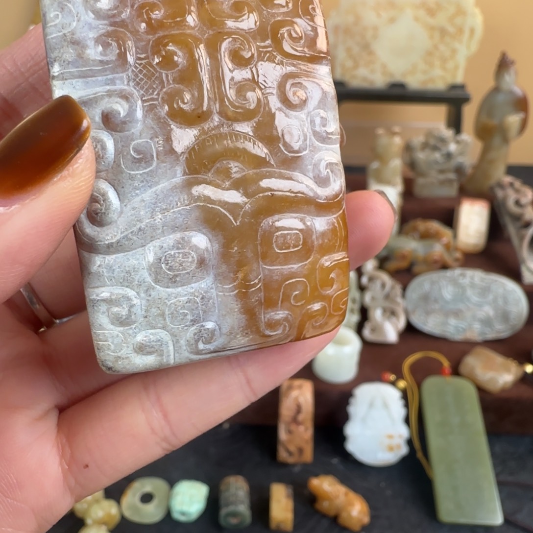 疯***头和田玉（糖玉）未镶嵌挂件