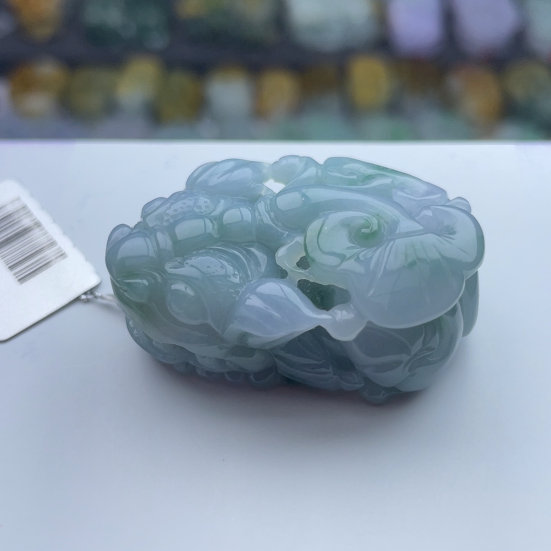 翡翠颈饰未镶嵌貔貅