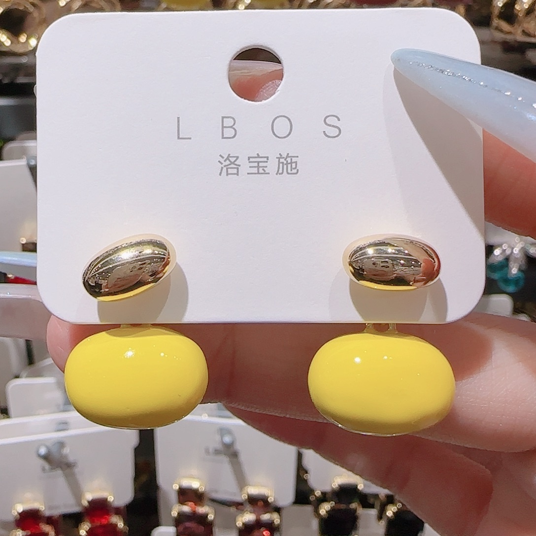 铜合金925银锆石耳环