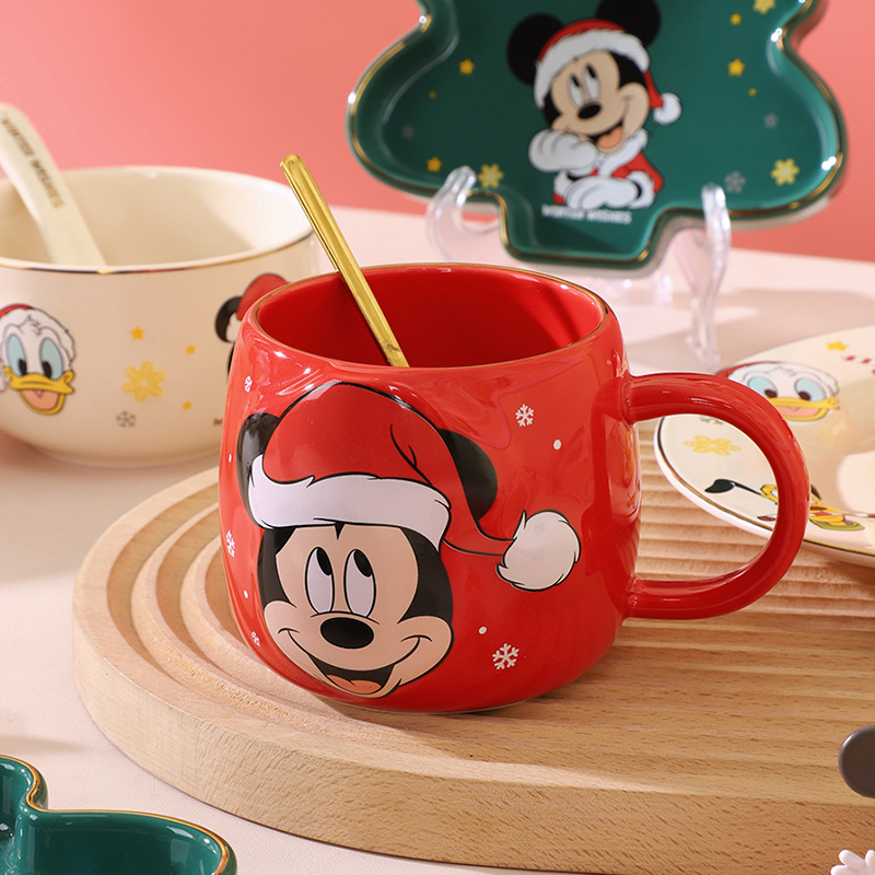 Disney迪士尼圣诞系列浮雕马克杯400ml-1只装（无礼盒）