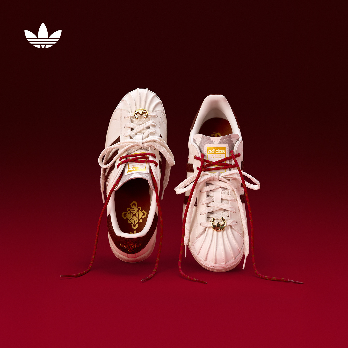 SUPERSTAR II新年款经典舒适贝壳头板鞋男女阿迪达斯三叶草KJ6293