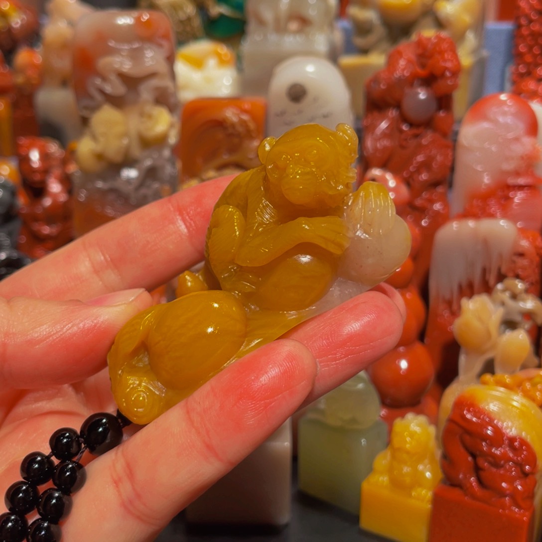 寿山石印石精美寿山