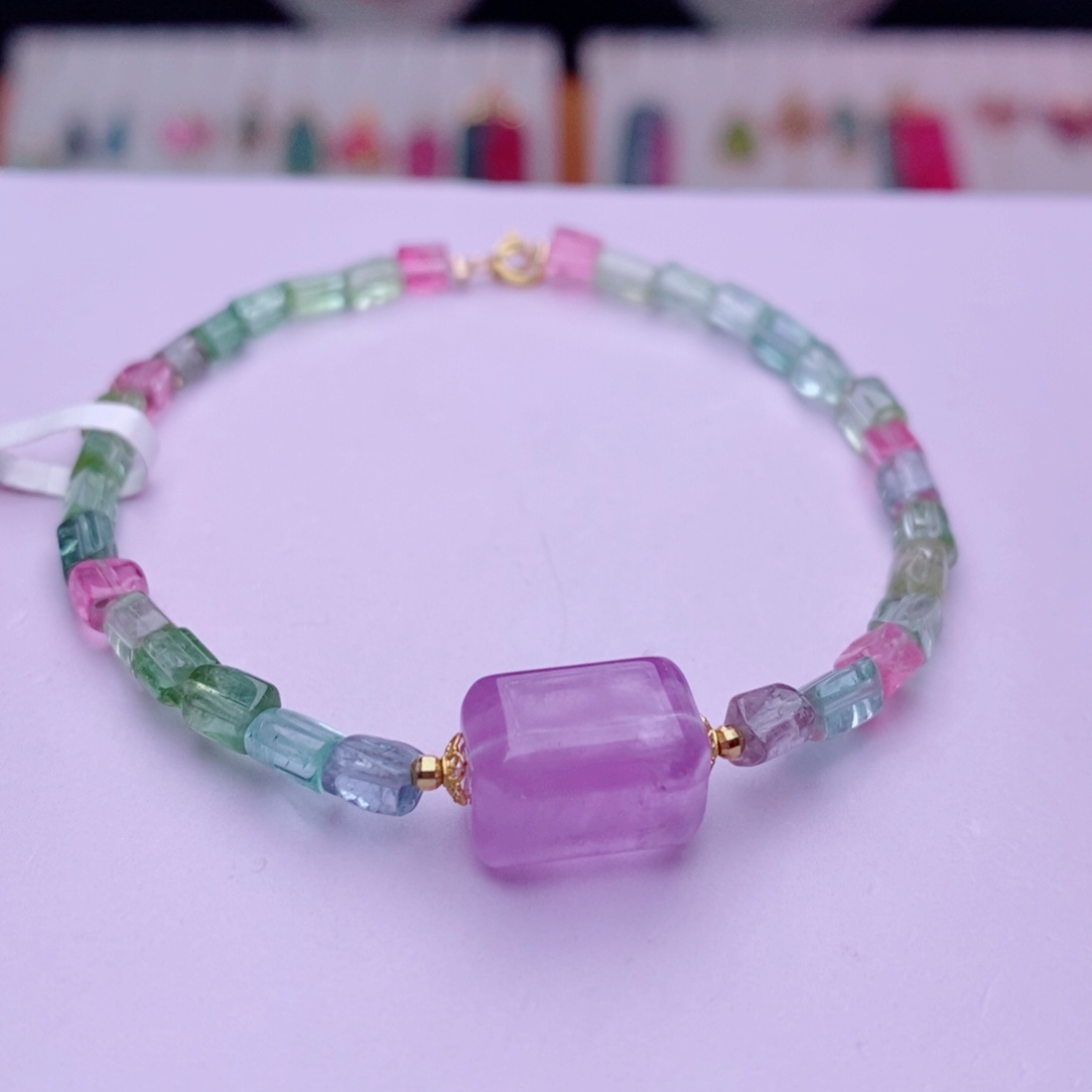 未镶嵌手链碧玺碧玺