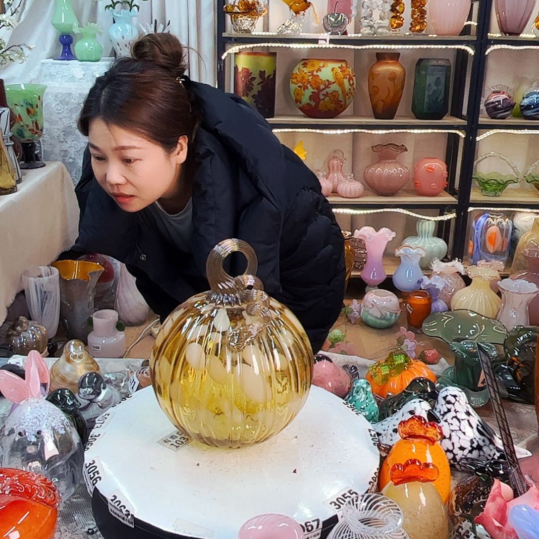 不完美福利不退不换琉璃花瓶艺术品