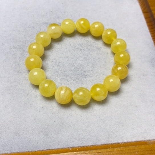 蜜蜡裸石未镶嵌手串