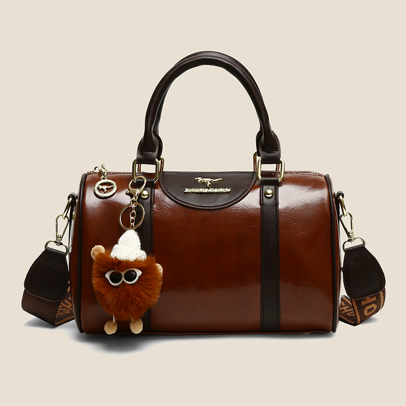 正 6795 棕色 女包 【长27高17厚15cm】