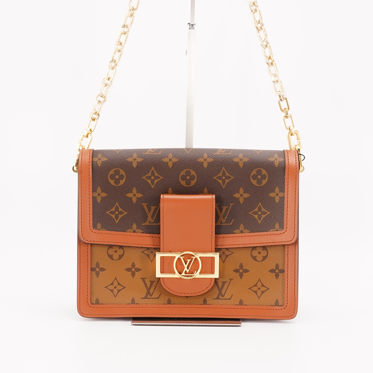 99新 LouisVuitton/路易威登 茉上/中号达芙妮 链条包