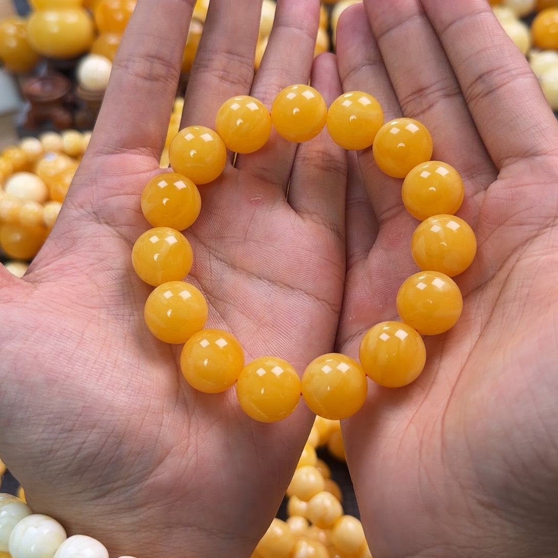 琥珀未镶嵌珠宝奇石16mm同料