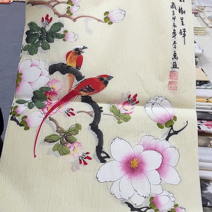 国画手绘作品好看