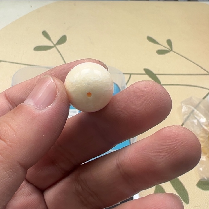 吊坠白玉菩提北**！黄色3690