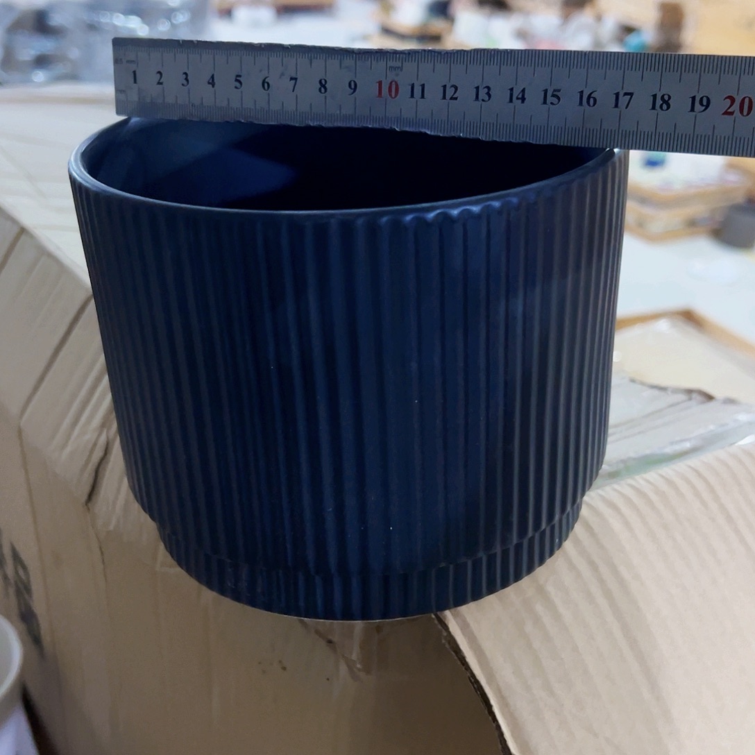 有孔，外贸尾单陶瓷花盆凑单10米包邮