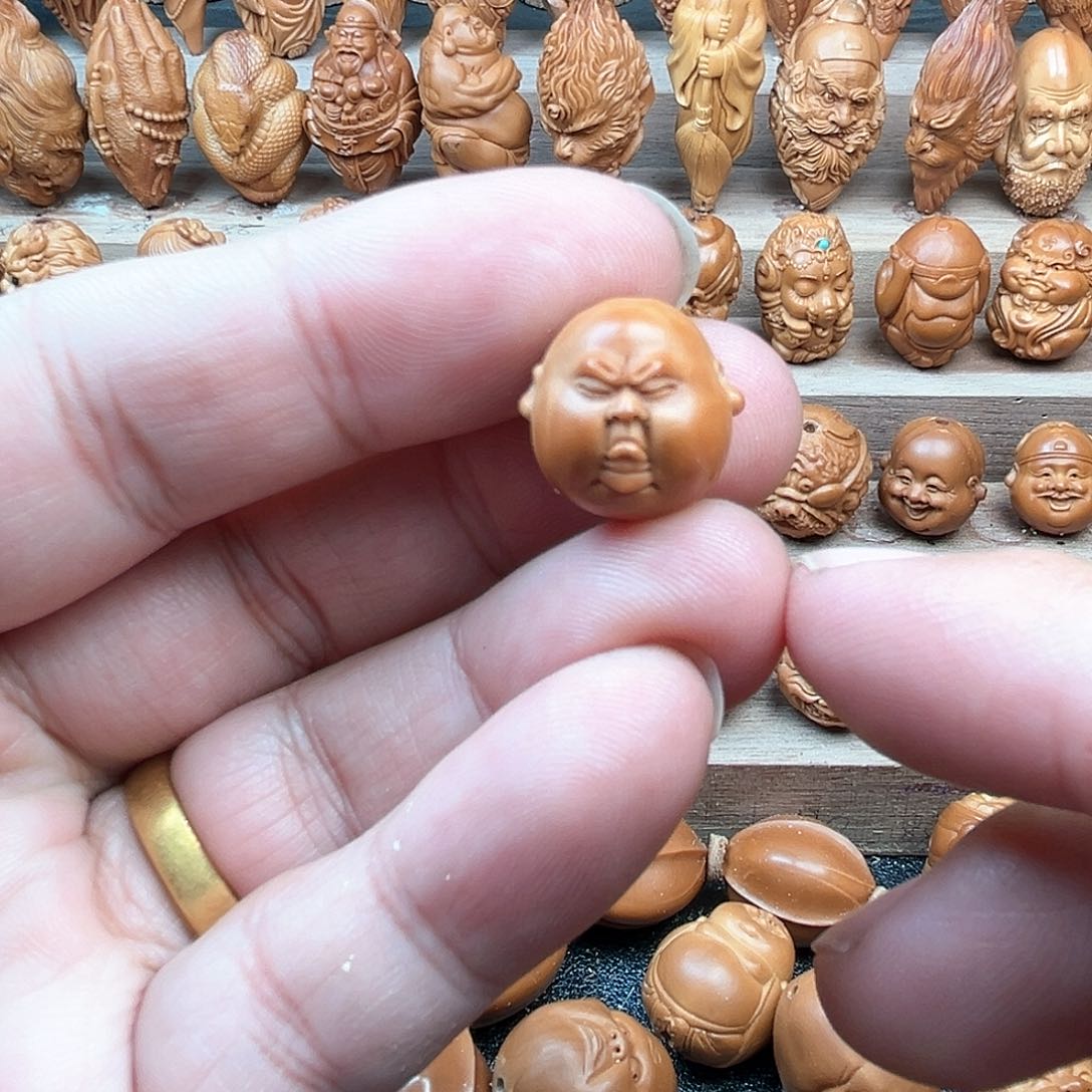 猴头核桃吊坠16百态