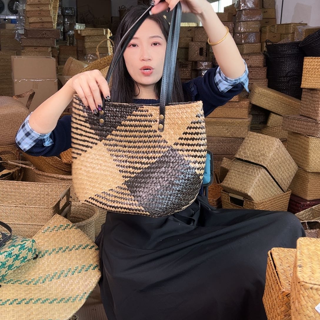 草编包/草编收纳盒微瑕疵