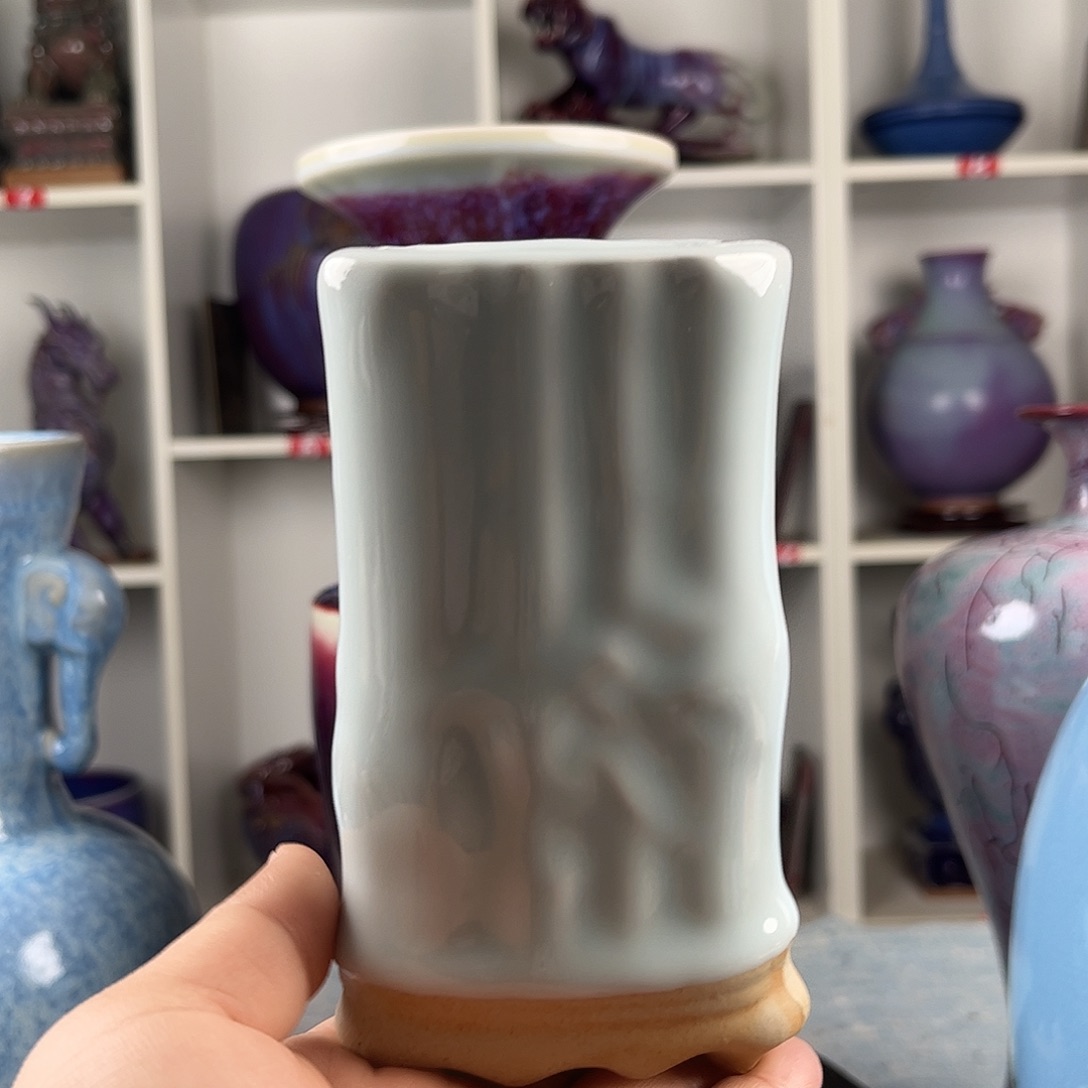 瓷片摆件……笔筒……