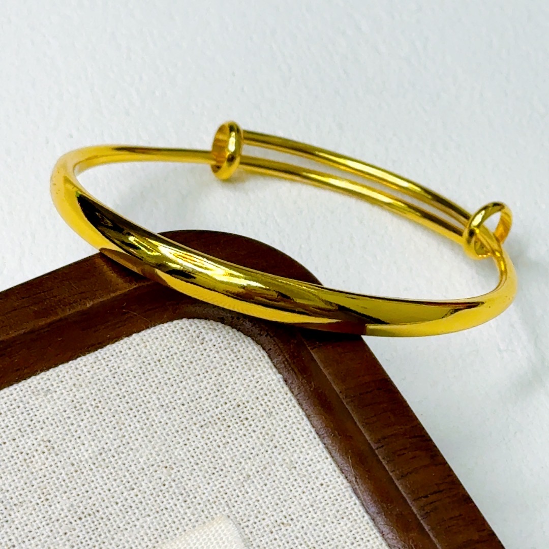 高端精工光面推拉手镯