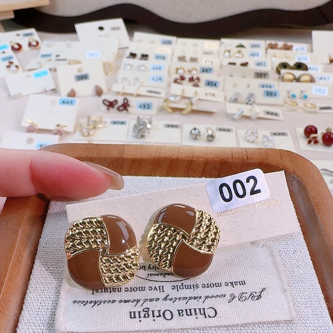 仿珍珠铜合金锡合金纯铜耳钉