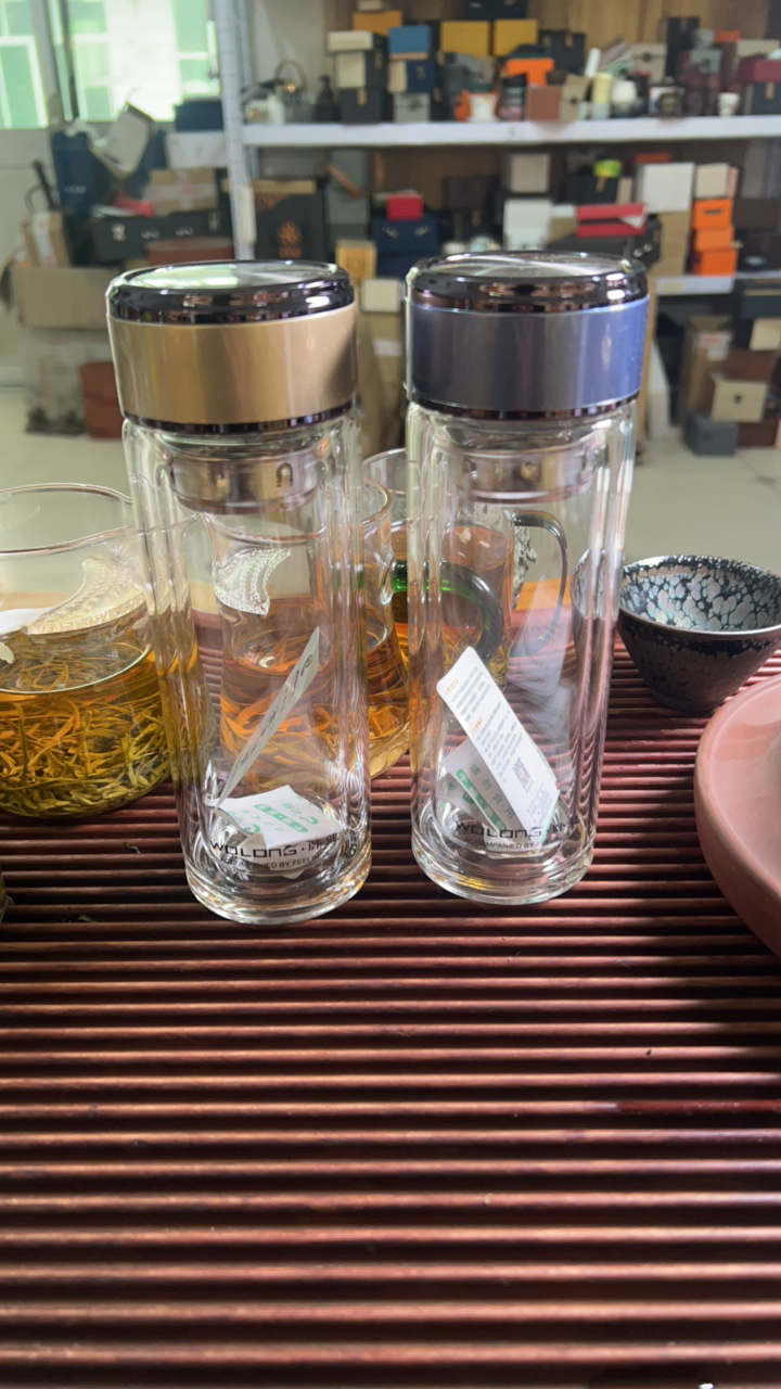 礼盒装卧龙水杯三个颜色随机304内胆