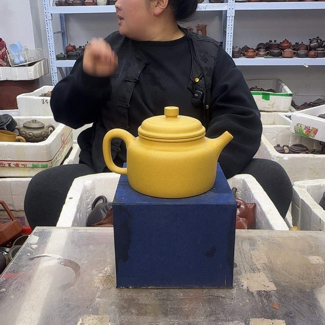 茶壶紫砂宜兴紫砂壶瑕疵处理y