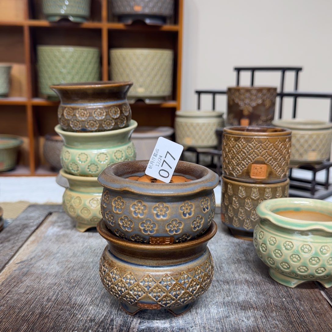 极***致手工花盆 077 内口口径 6 cm 