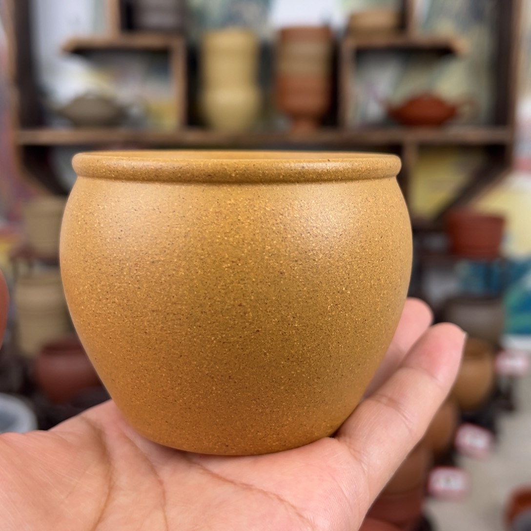 紫砂茶杯拙器甄选，纯原本矿。