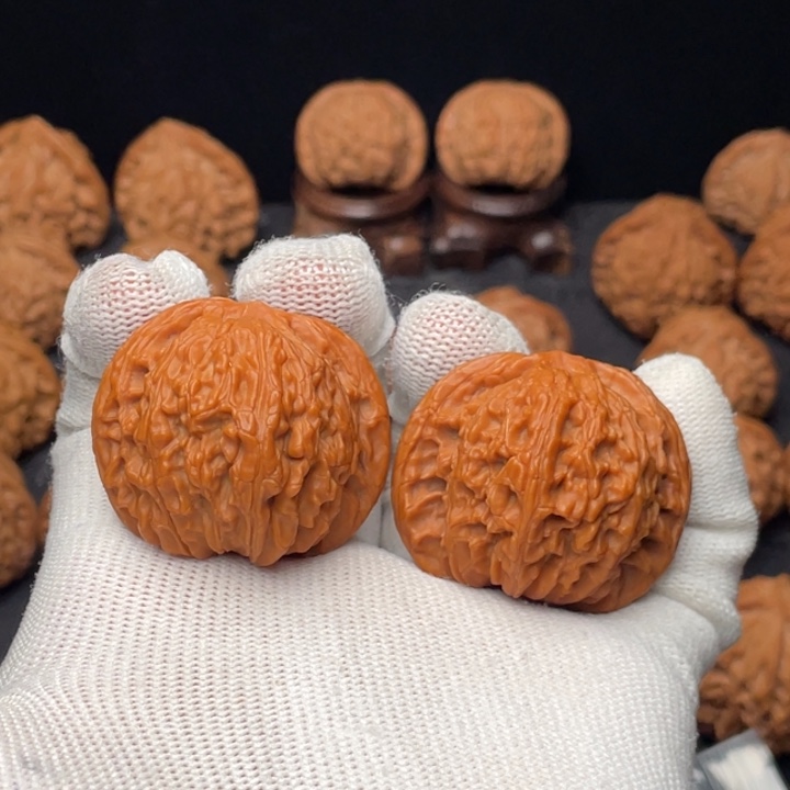 一***）文玩核桃吊坠40磨盘