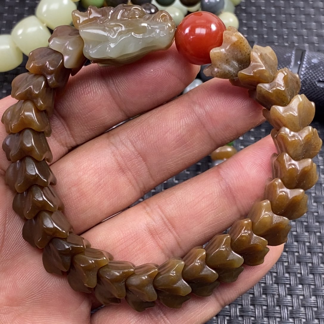 和田玉手链未镶嵌