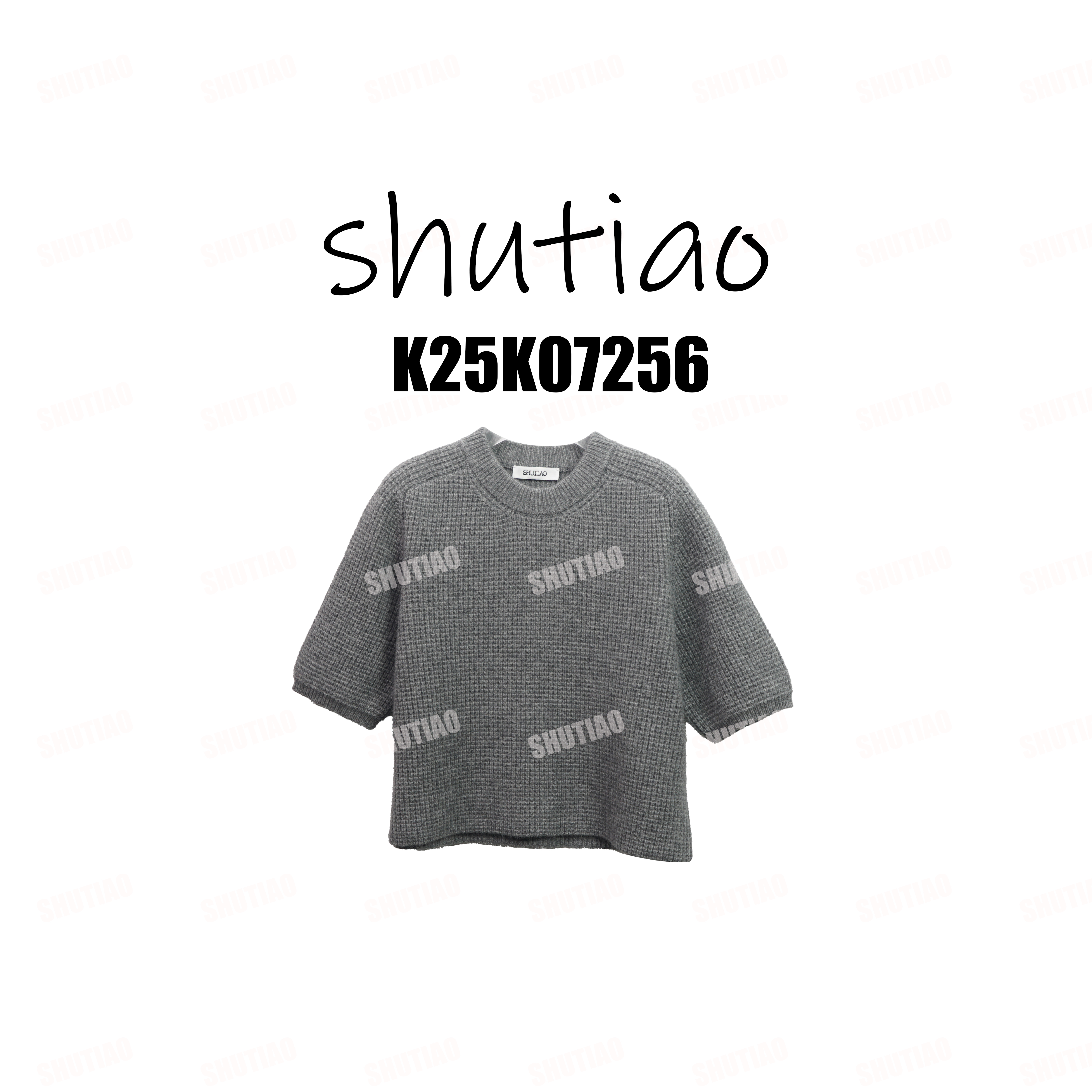 【SHUTIAO】2025冬季：新款小众设计款毛衣K25K07256
