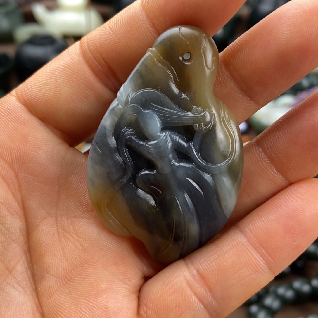 和田玉挂件未镶嵌