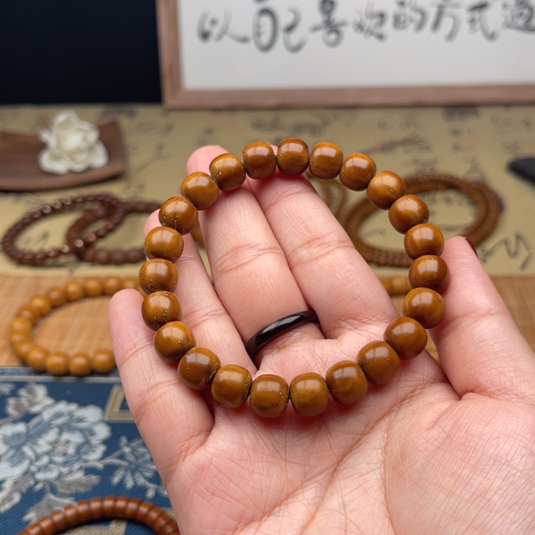 紫金鼠手串一**人实心老型10