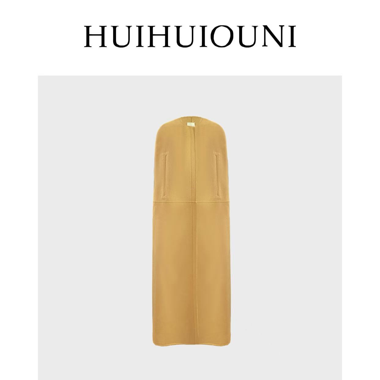  慧慧欧尼 构筑极简高级姿态 Designer设计师斗篷款绵羊毛大衣