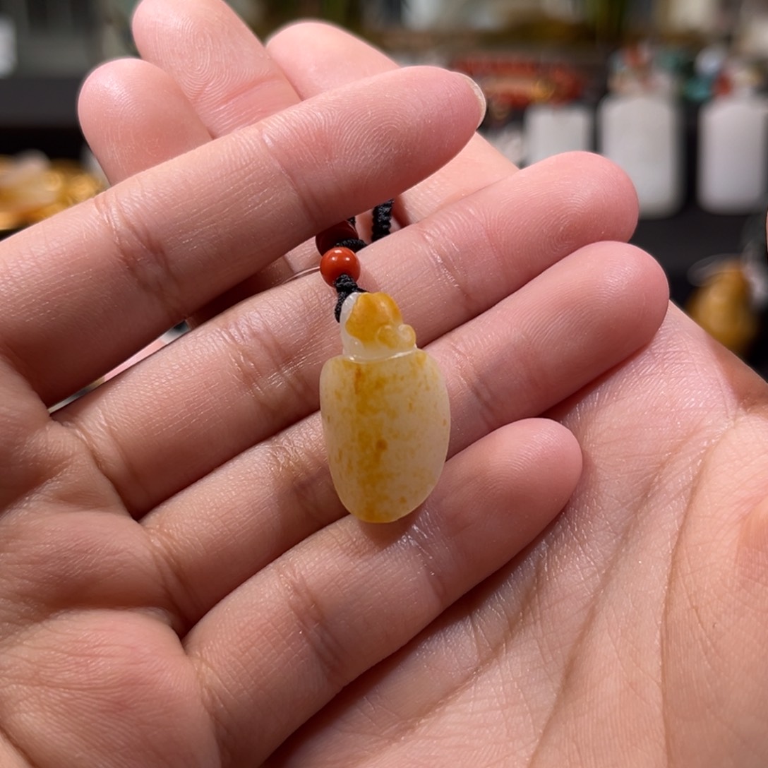 和田玉颈饰未镶嵌森****鹿龙龟