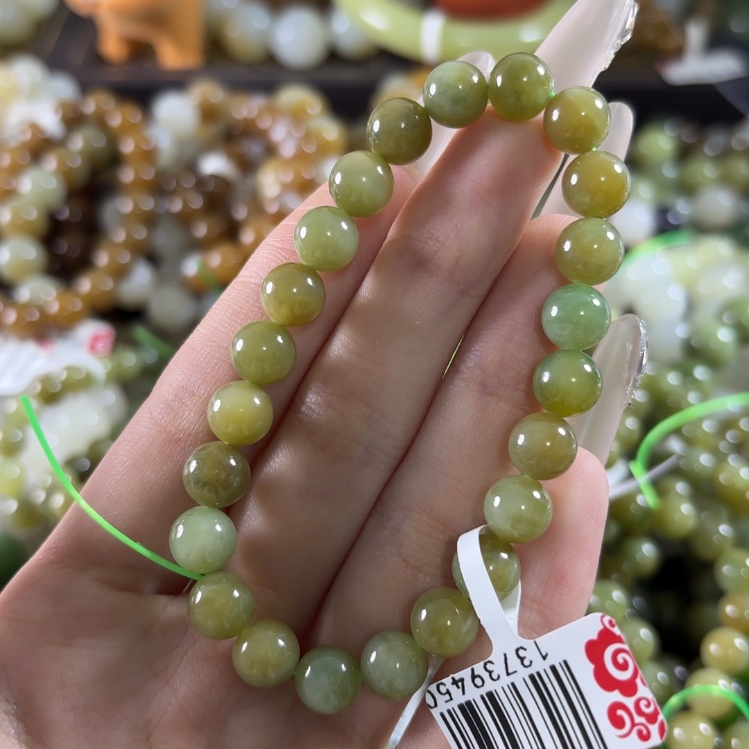 和田玉未镶嵌手链73