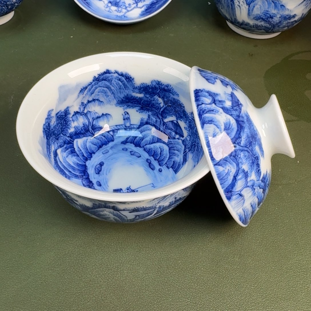 陶景德镇纯手绘茶具圆圆243