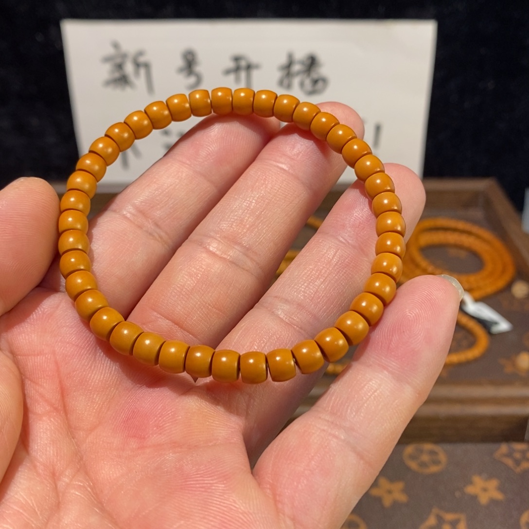 橄榄核手串/手链6.1橄榄核核尖单圈素串