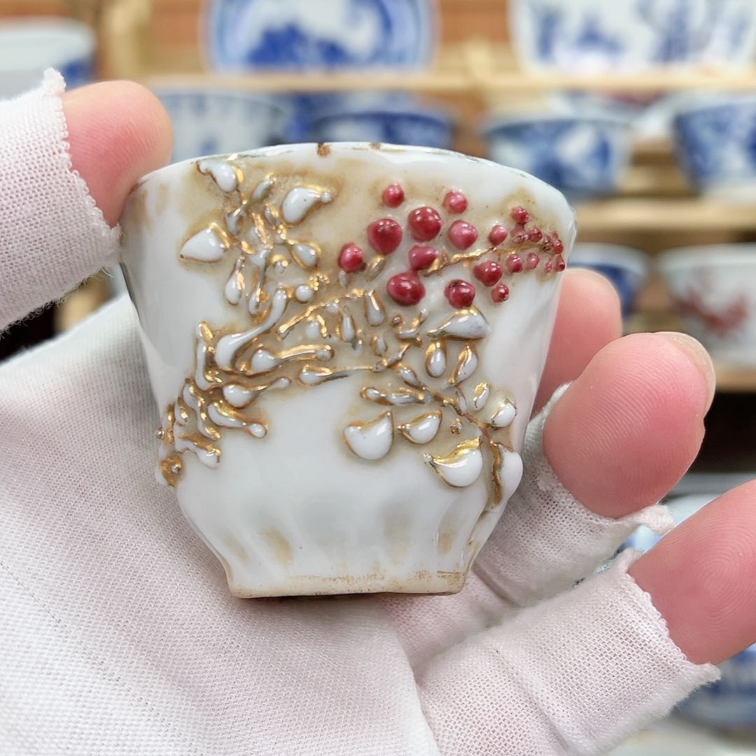 毒*柴窑茶具茶壶茶杯