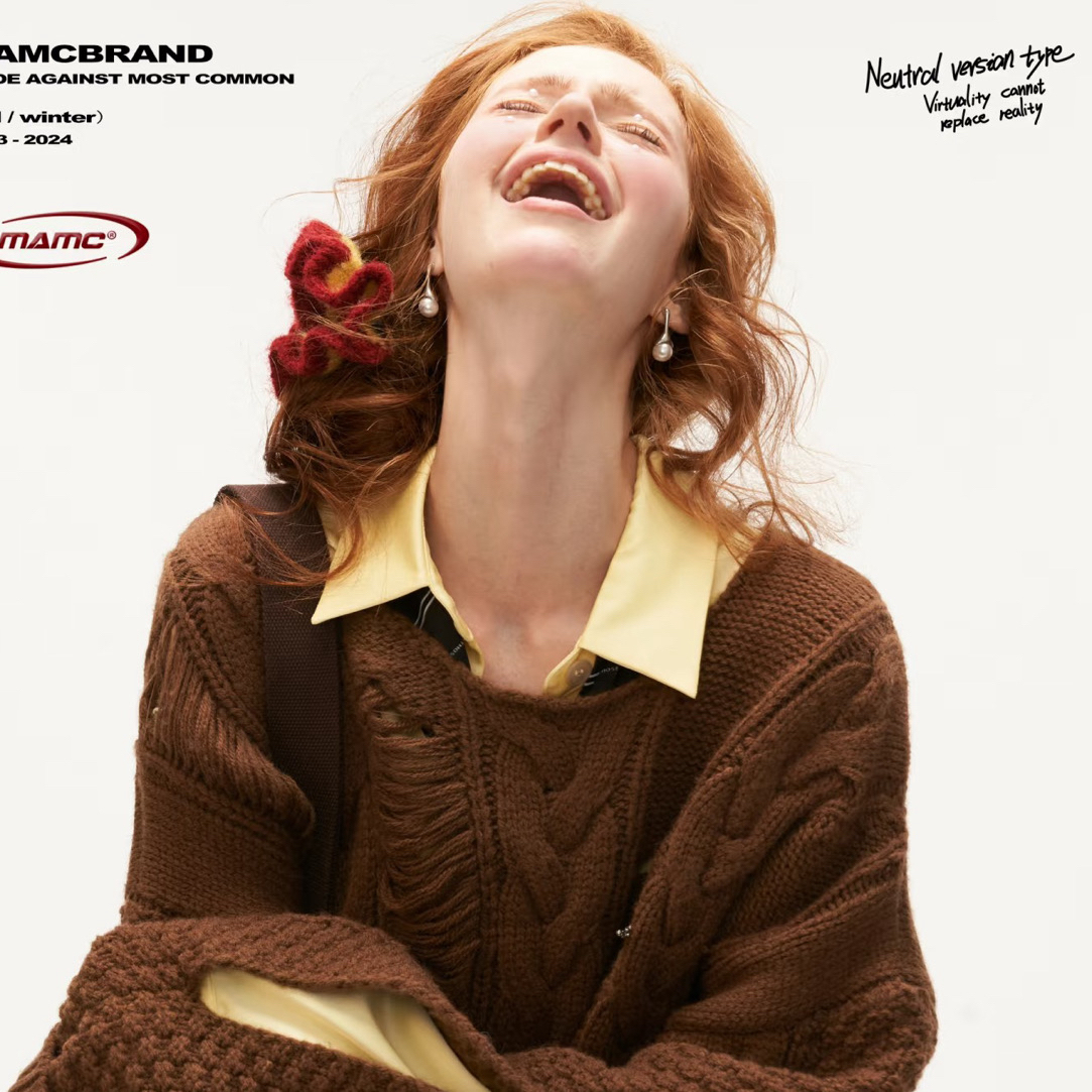 常规其他other女装针织衫毛针织衫厚款通勤复古宽松