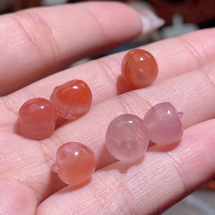 南红玛瑙苹果未镶嵌