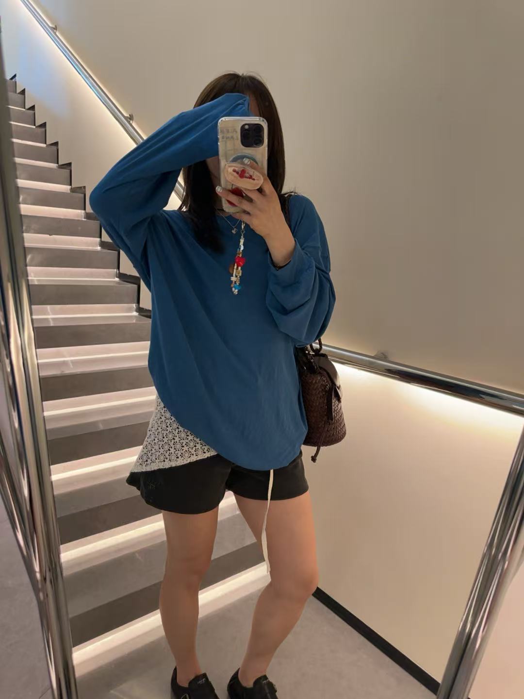 东大门ME圆领宽松长袖T恤NO退190