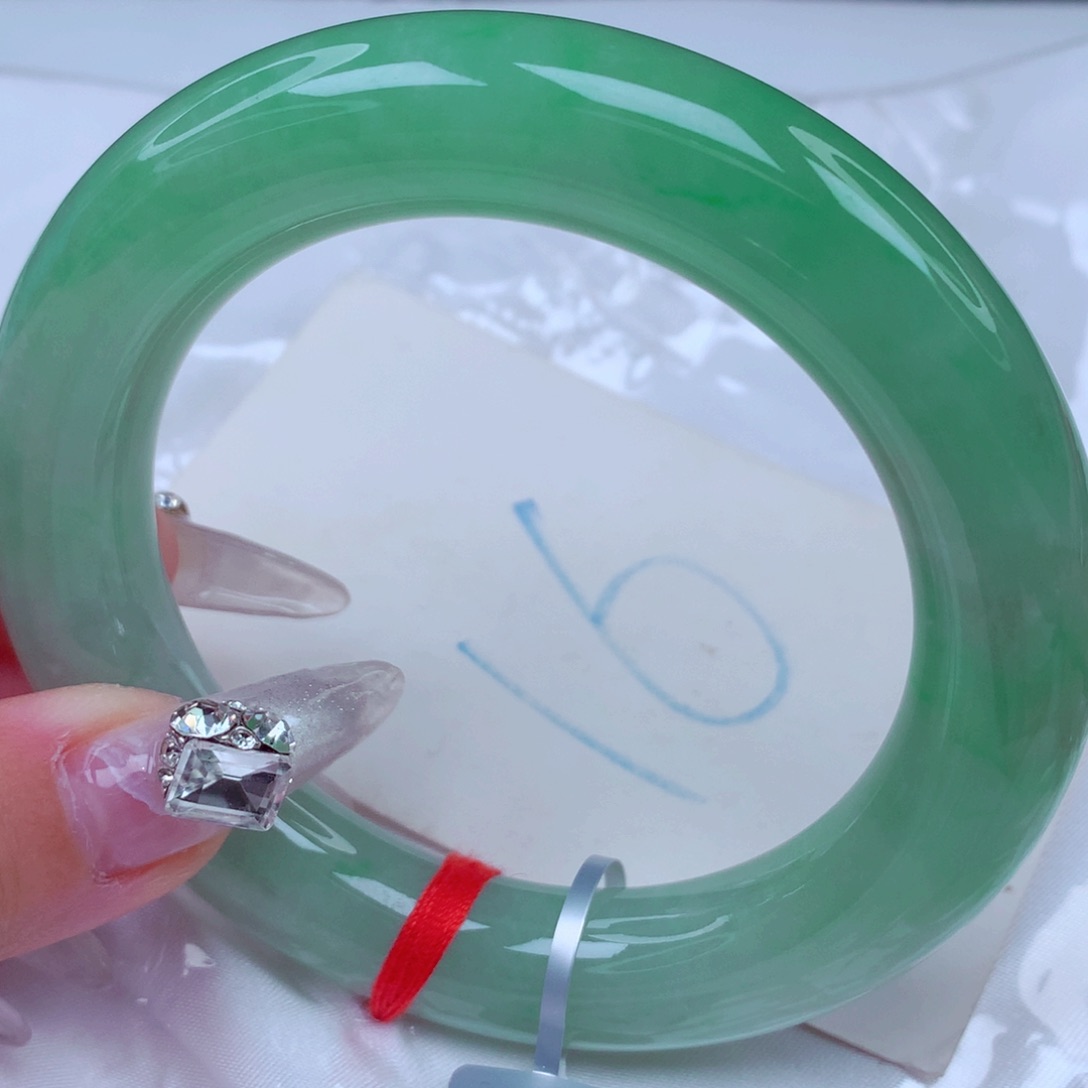 翡翠手镯未镶嵌天然缅甸翡翠A货手镯