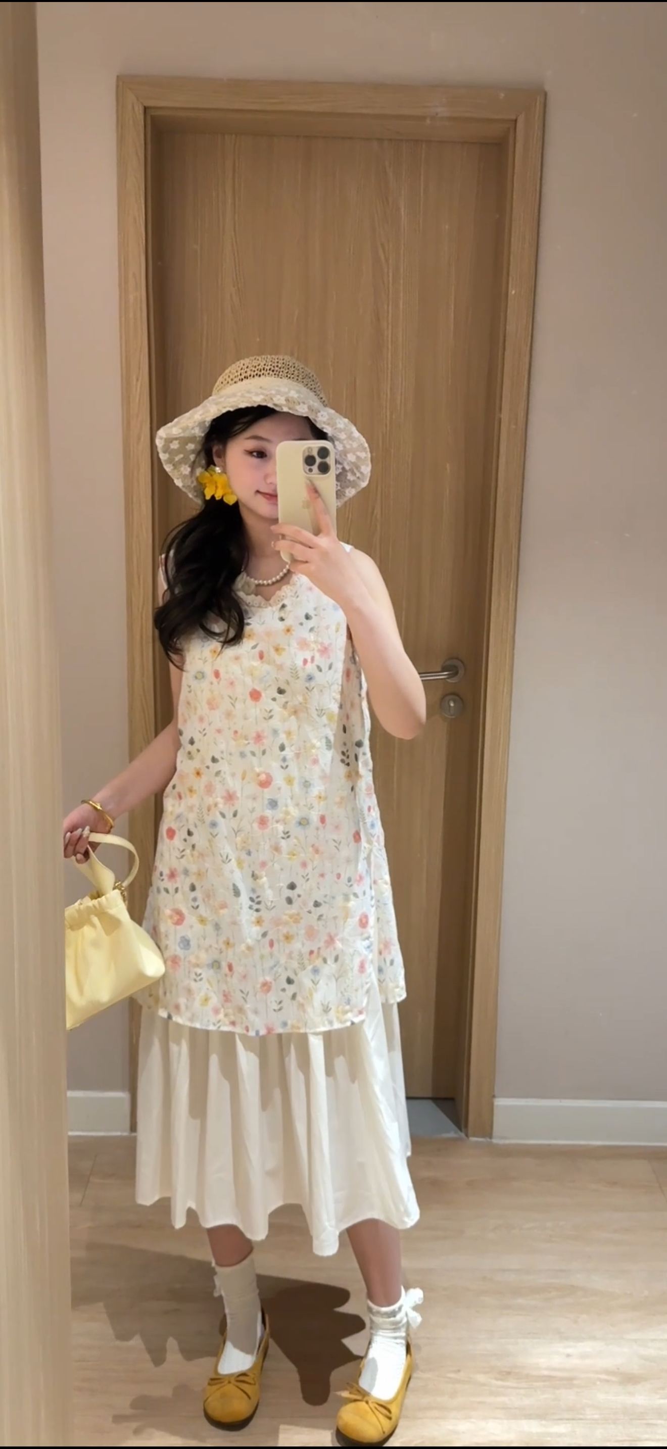 夏季小个子田园风假两件套